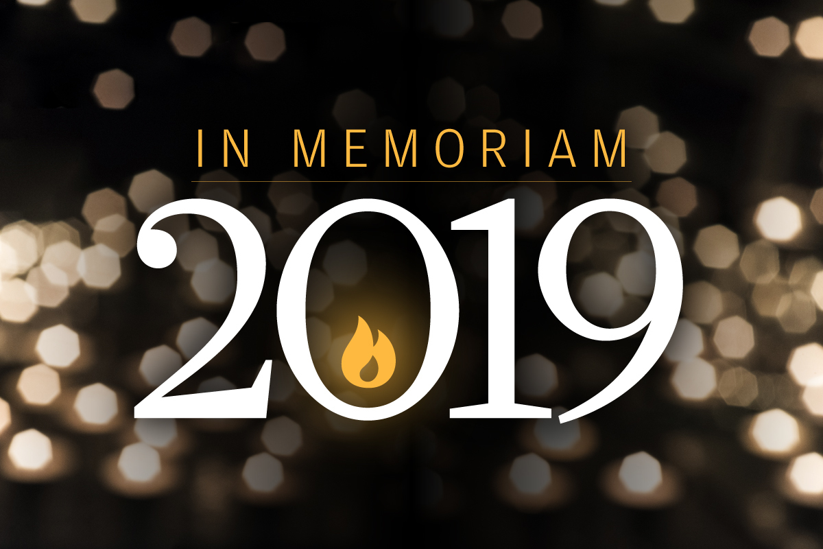 CW  >  In Memoriam 2019  >  Luminaries we lost this year